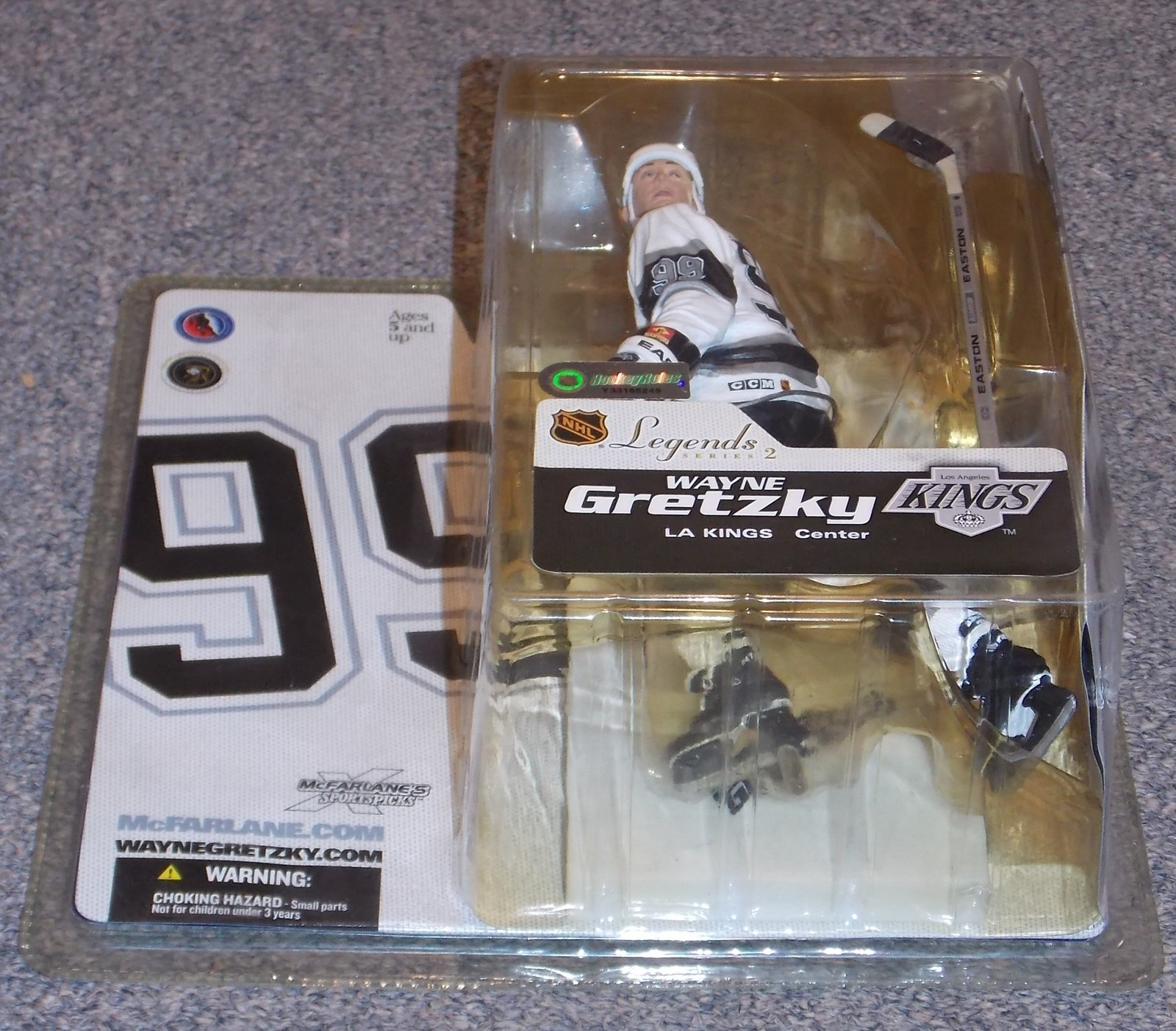 McFarlane Legends Series 2 Wayne Gretzky Los Angles Kings White Jersey