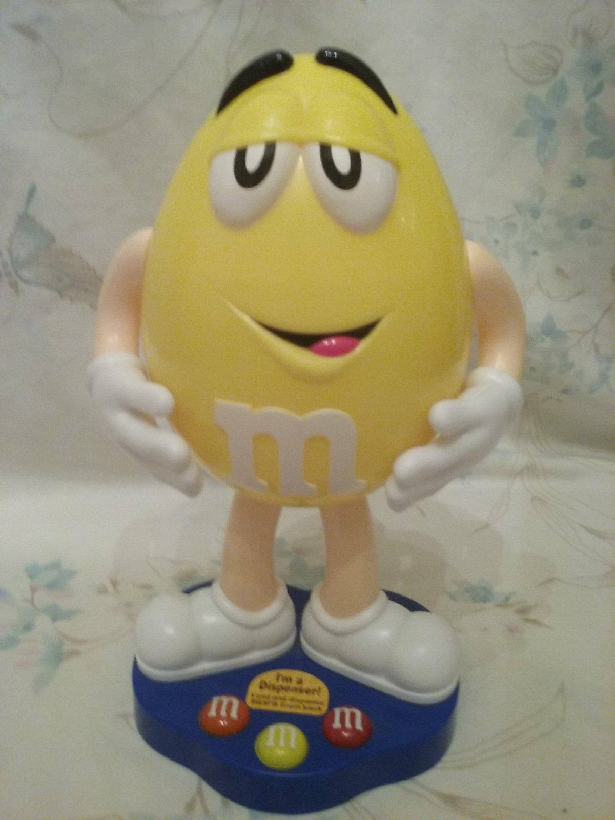 M&Ms Yellow Character M&M's Dispenser In Original Box
