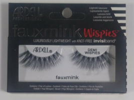 Lot of 2 Ardell FauxMink Wispies Black  Luxuriously Lightweight Lashes - $13.99
