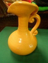 Great Hobby Lobby Yellow Pottery PITCHER...10.5" - $17.41