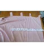 Ikea  Rose Gingham  curtains with Hearts &amp; Tie Backs - $50.00