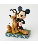 Disney Mickey Mouse &amp; Pluto Figurine &quot;Best Pals&quot; - Disney Traditions Col... - $59.39