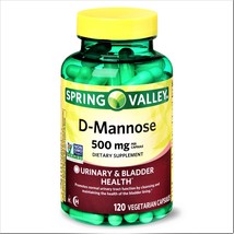 Spring Valley D-Mannose Urinary & Bladder Health- 500mg 120 Vegetarian Capsules - $26.89