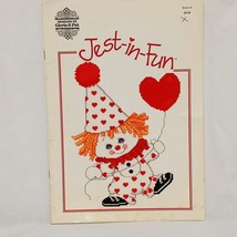 Just-in-Fun Clowns Cross Stitch Leaflet Book 44 Gloria Pat 1986 Holidays... - $14.99