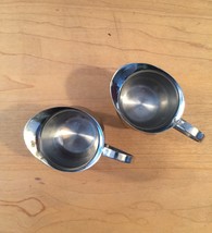 Set of 2 vintage Polar Ware stainless steel creamers/pitchers image 3