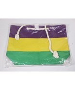 The Mardi Gras New Orleans Collection 20"x15" Tote Bag Rope Handles New Sealed  - $19.95