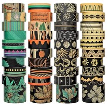 Knaid 40 Rolls of Slim Washi Tape Gift Box Set Decorative Paper