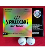 12 Spalding SD TOUR Golf Balls lot 10310 - $27.31