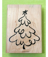 Stampin Up! Christmas Tree Rubber Stamp from Christmas Peace 1995 - $10.95
