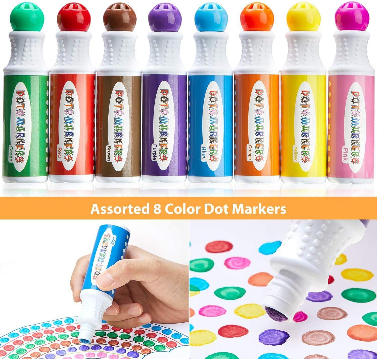 Shuttle Art Bingo Dabbers, 30 Colours Bingo Pens with Activity Book,  Washable Dot Markers for Kids Toddlers, Non-Toxic Water Based Markers for  Children Preschool Learning : : Toys & Games