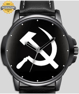 Soviet Flag Hammer Sickle Communism USSR CCCP Beautiful Unique Wrist Watch - $54.99