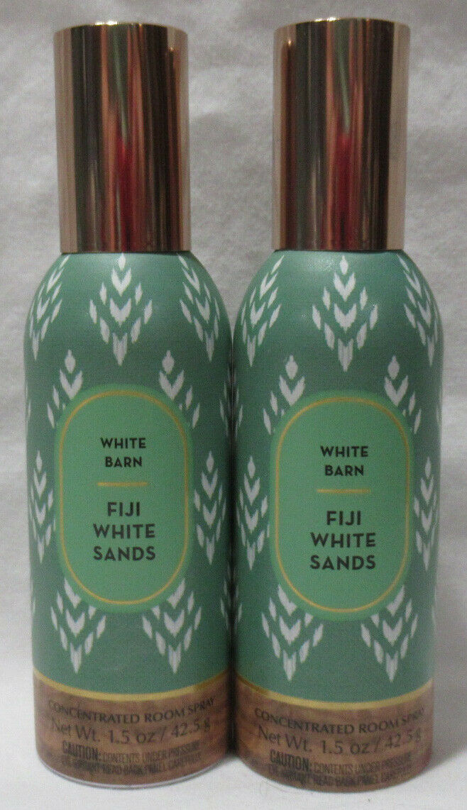Primary image for White Barn Bath & Body Works Concentrated Room Spray Lot Set 2 FIJI WHITE SANDS