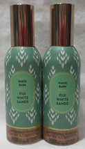 White Barn Bath &amp; Body Works Concentrated Room Spray Lot Set 2 FIJI WHIT... - $28.01