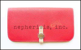 Hermes Dogon Veau Swift Leather Recto Verso Wallet Rose Sakura