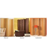 Bamboo Flexible Screen/Room Divider-Wavy Unique/Roll-Up-4 Color Choices  - $275.00