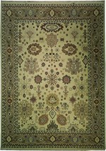 10x14 Natural Wool Indian Agra Rug - $1,176.00
