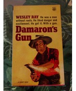 Wesley Ray DAMARON&#39;S GUN 1966 Signet G2847 Vintage Paperback Western-Fine - $12.00