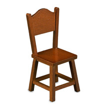 Dollhouse Country Kitchen Chair 1.748/5 Wood Reutter Porcelain Miniature - $16.58