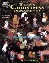 Teeny Christmas Tree Ornament Plastic Canvas Patterns 3160 15 Designs Sue Penrod - $4.70