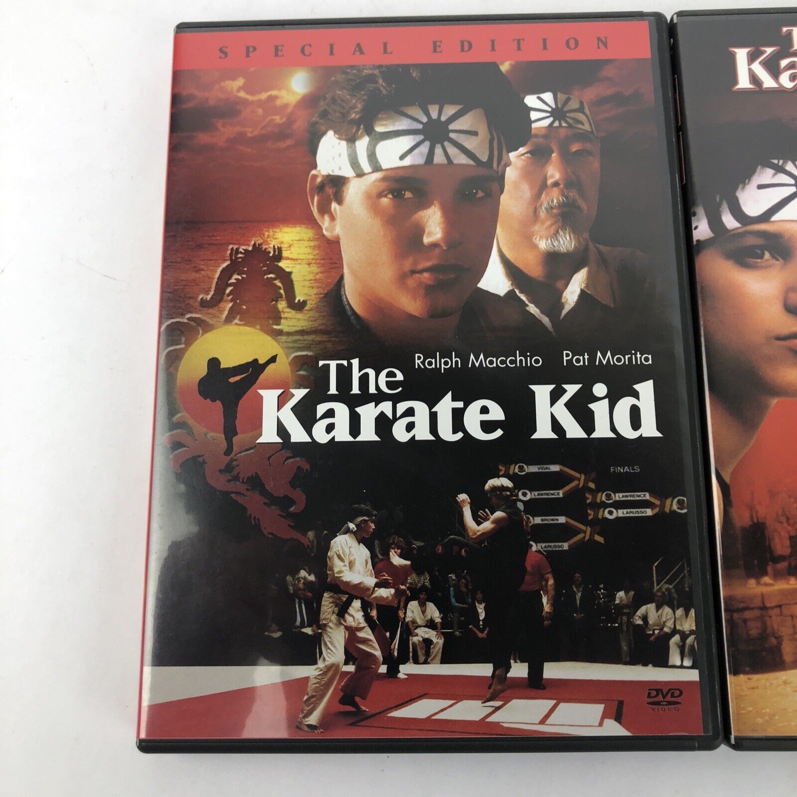 The Karate Kid , The Karate Kid II DVD LOT RALPH MACCHIO PAT MORITA ...