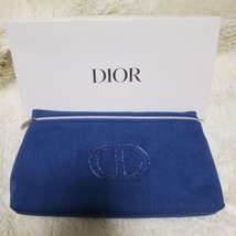 Christian Dior Denim Pouch Clutch bag Makeup Pouch Novelty 2022 size 27 x 16cm - $49.88