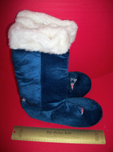 Football NFL Women Clothes XL New England Patriots Slipper Boot Pair Foo... - $23.74