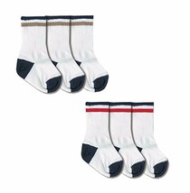 Jefferies Socks Seamless Newborn Infant Boys 3 Pairs Cotton Crew Socks - $10.76