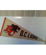 BC Lions Pennant (Vintage) -  From 1970s - Rare - $48.00