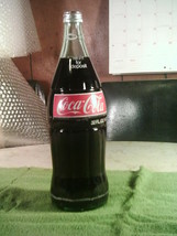 Vintage Coca-Cola Glass Bottle Unopened 32 oz Advertising - $25.00