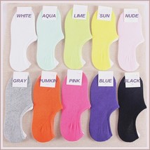 Spring Comfortable Breathable Invisible Low Ankle 5 Piece Bamboo Foot Sock Sets 