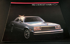 Vintage  Original 1983 Chevrolet Malibu 8-pageCar Sales Brochure Catalog - $9.65