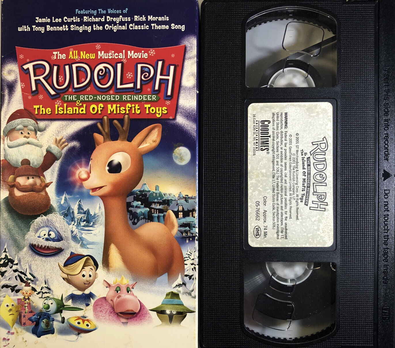 Watch Rudolph And The Island Of Misfit Toys Rudolph The Island Of Misfits Toys(VHS 2001)TESTED-RARE VINTAGE-SHIPS N