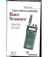 RADIO SHACK VHF/UHF/Air/800MHz Race Scanner - $112.50