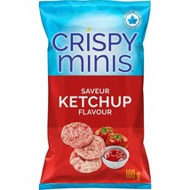 6 Bags of Quaker Crispy Minis Ketchup Flavor Rice Chips 100g Each -Free ... - $34.83