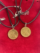 2 CROATIA  coins pendant necklaces  - $30.00