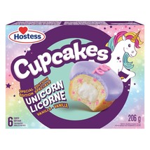 2 Boxes of Unicorn Vanilla Flavor Cupcakes 206g Each (6 per box)  Free S... - $30.00
