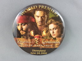 Movie Premiere Pin - Pirate's of the Caribbean - Dead Man's Chest - Disneyana !! - $15.00