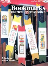 Cross Stitch Bookmarks Religious Inspirational Charted Leisure Arts #207 - $9.98