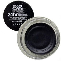 Maybelline Color Tattoo Limited Edition Eye Shadow ~ 105 Stroke of Midnight - $8.99