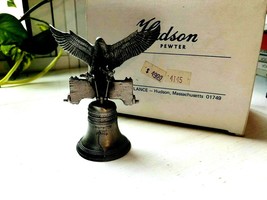 Hudson Pewter figurine The Liberty Bell  With Box - $32.29