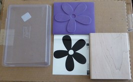 NEW 2007 Stampin Up Big Blossom Flower Floral Daisy Petals Large RUBBER STAMP - $12.86
