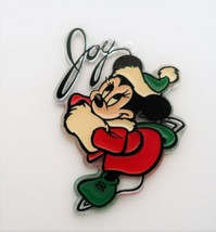 Kurt Adler Walt Disney Minnie Mouse Ice Skating Suncatcher Christmas Orn... - $14.99