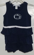 Chicka D Collegiate Licensed Penn State Lions 5T Ruffled Navy Blue Dress image 1