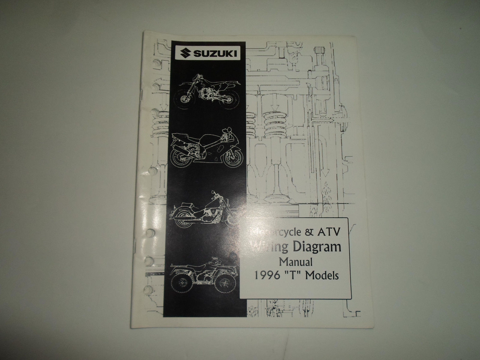 1996 Suzuki Motorcycle & ATV Wiring Diagram Manual T Models FACTORY