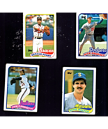 Topps Baseball Cards 1989 -Lot of 4 Cards - $5.00