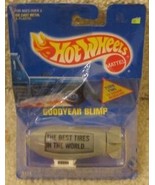 1991 Hot Wheels HW BLUE CARD #194 GOODYEAR BLIMP... GRAY...INTERNATIONAL... - $7.43