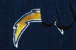 Los Angeles Chargers Chenille Scarf Glove Gift Set Blue Gold White image 2
