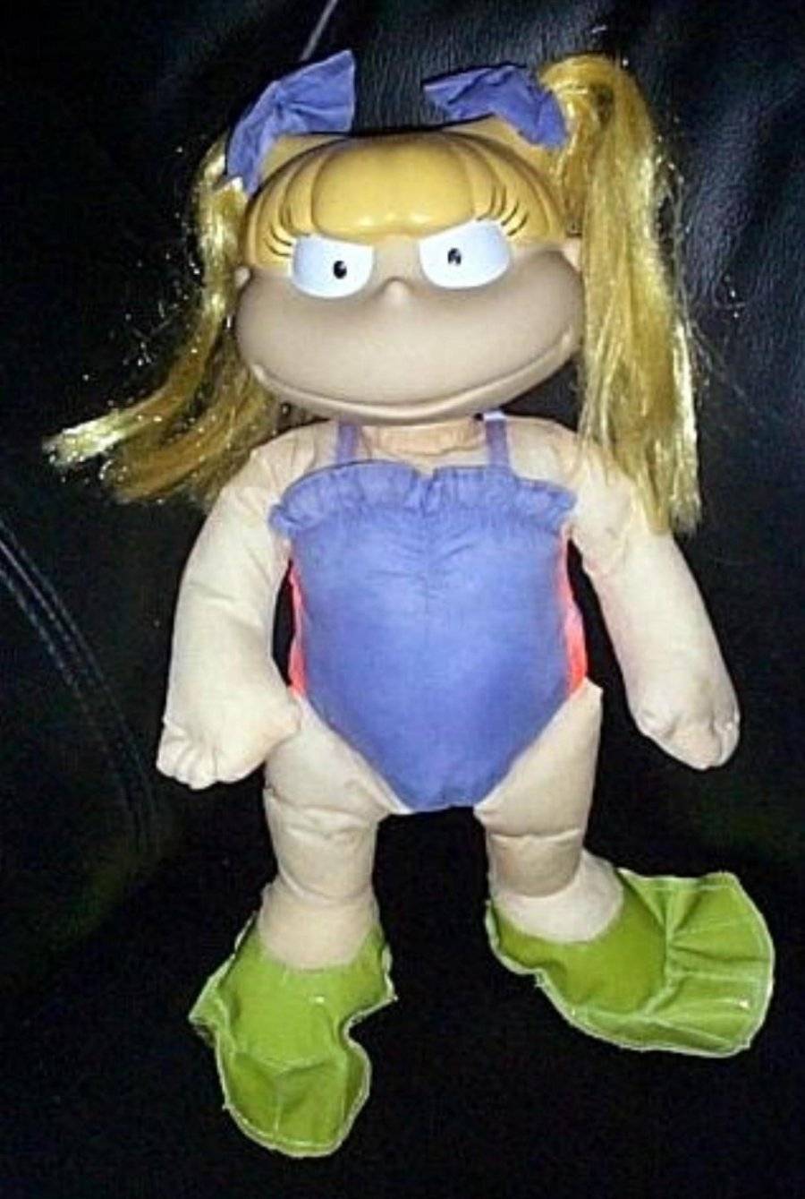 Nickelodeon Rugrats Angelica Bath Beach Time Swim Suit & Fins Water Ready