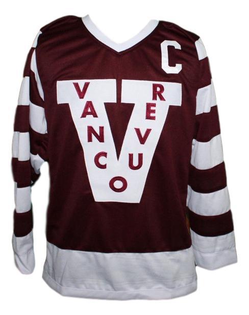 Henrik sedin vancouver millionaires hockey jersey brown   1