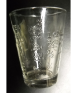 Glasco Shot Glass Clear Glass with Measurement Levels ML Table Tea Desse... - $10.99